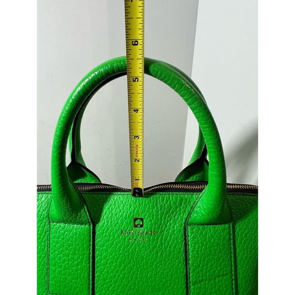 Kate Spade Emerald Green and Navy two-toned tote handbag/crossbody - Picture 4 of 16